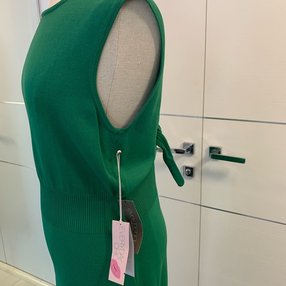 NWT Eva Mendes Green Sweater Dress size M - Picture 5 of 11